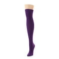thumbnail image 2 of MeMoi Jumbo Cable Over The Knee Cotton Blend Warm Socks - Womens - Female, One Size, Blackberry Cordial, 2 of 2