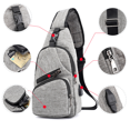 thumbnail image 3 of Sling Bag - Mochila de hombro Bolsas de pecho Crossbody Daypack para mujeres y hombres MFZFUKR CPB-US-CJZ601-7, 3 of 5