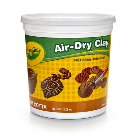 UPC: 0071662320041 | Crayola Air-Dry Clay 5 Lb Tub Terra Cotta