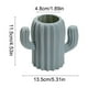 thumbnail image 3 of Jarrón de plástico | Maceta decorativa para el hogar, la oficina y la decoración de bodas | Jarrón pequeño de mesa para flores artificiales y arreglos de plantas | 11,4 cm, 3 of 6