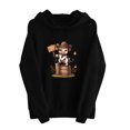thumbnail image 2 of Aimik Women's Cute Cow Graphic Hoodies Sweatshirts Long Sleeve Pullover Tops with Drawstring Pockets Fall Loose Comfy Hoodied Tops, 2 of 6
