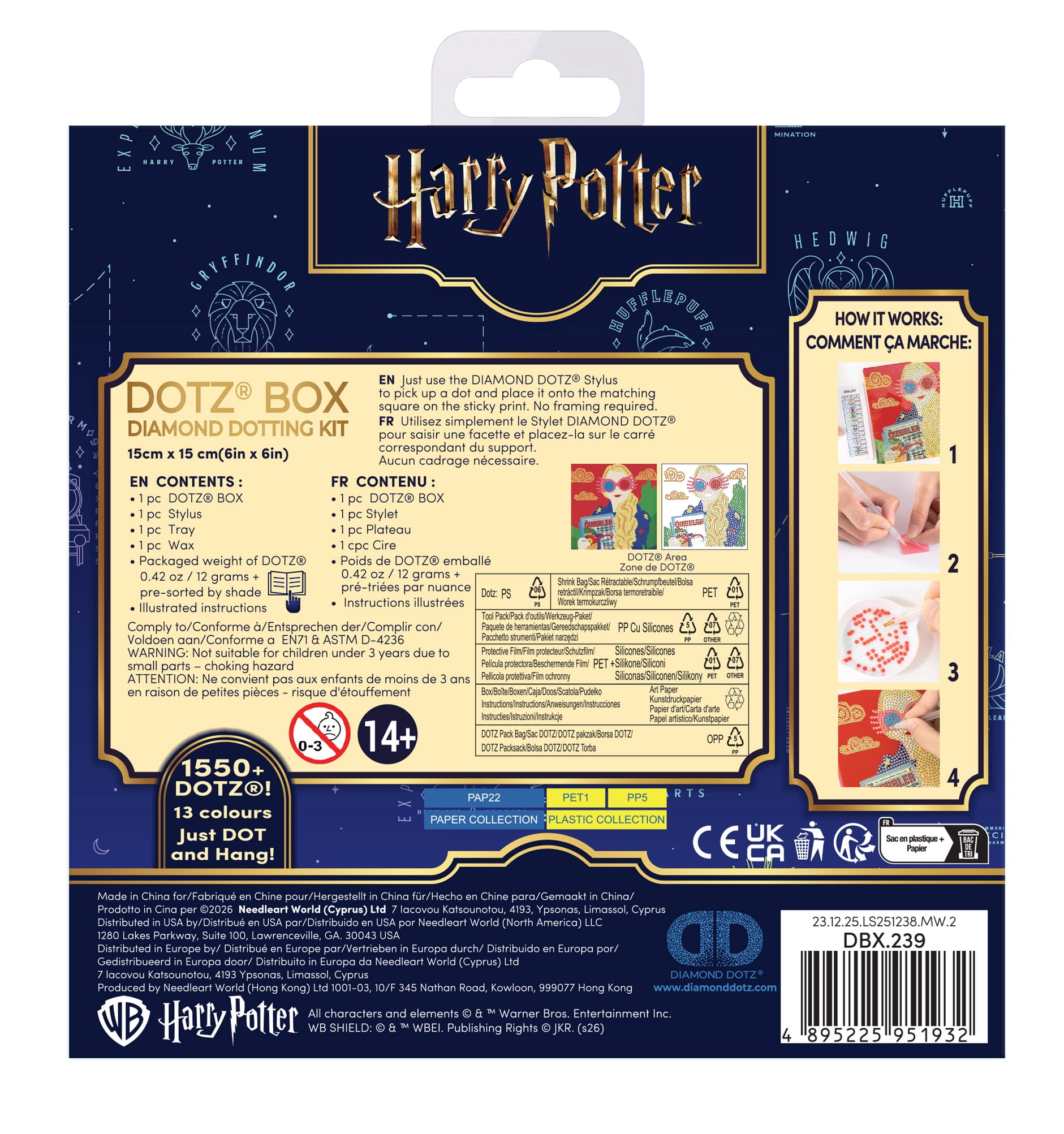 DIAMOND DOTZ® Harry Potter Luna Lovegood Special Edition DOTZ® Box Diamond Painting Kit