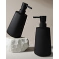 thumbnail image 1 of Dispensador de jabón Uaniar para baño y cocina, 250 ml, juego de 2 unidades, color negro, 1 of 6