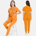 thumbnail image 6 of VIAOLI Women's Scrubs Set - V-Neck Top & Elastic Waist Pants for Nurses & Doctors, Multiple Colors, 6 of 6