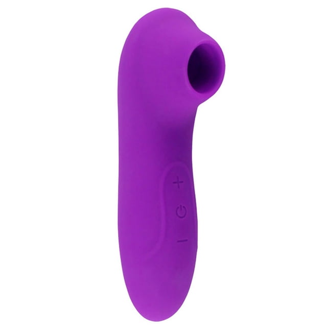 Placer que simula la lengua para mujeres, vibrador de clítoris magnético morado de 10 velocidades