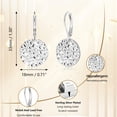 thumbnail image 3 of Pendientes ALEXCRAFT Moneda de Plata Esterlina para Mujeres, 3 of 8
