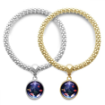 thumbnail image 1 of Océan Coloré Poisson Science Nature Photo Amant Bracelet Bracelet Pendentif Bijoux Chaîne Couple, 1 of 3
