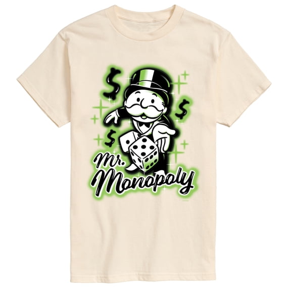 Monopoly - Graffiti Mr. Monopoly - Men's Short Sleeve Graphic T-Shirt