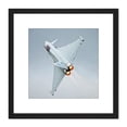 thumbnail image 1 of Gronemann Military UK RAF Eurofighter Typhoon Photo 8X8 Inch Square Wooden Framed Wall Art Print Picture with Mount, 1 of 4
