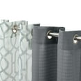thumbnail image 2 of Mainstays Curtain and Sheers Set, 4 Panels, Soft Silver, 27.5" W x 84” L, 2 of 6