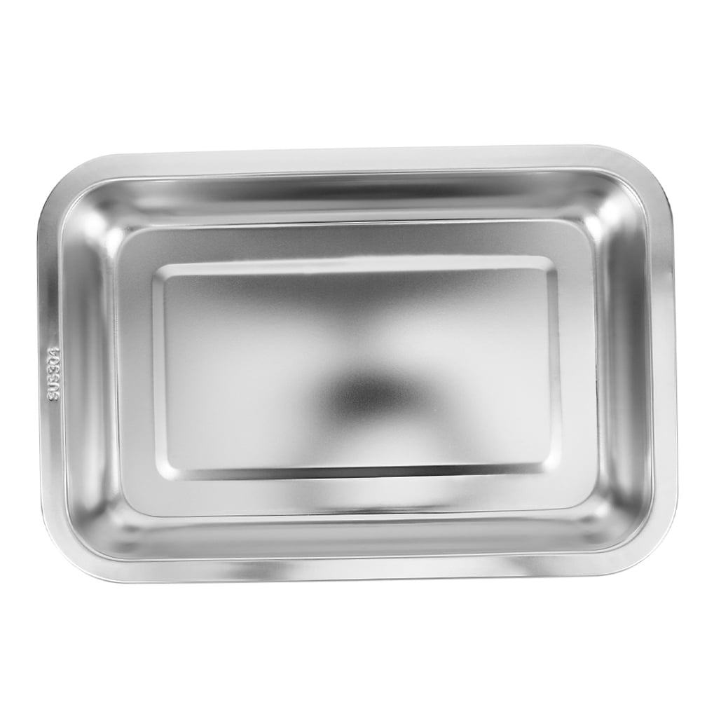 IBASETOY Cat Litter Box Rectangular Stainless Steel Home Use 1Set