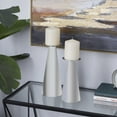 thumbnail image 2 of DecMode 8.75", 11"H Modern Wall Sconce, Silver, 2 - Pieces, 2 of 7