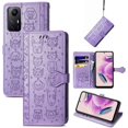 thumbnail image 2 of Funda Cartera FOXDOCK para XIAOMI Redmi Note 12S , Flip PU con Relieve de Gatos y Perros, Tarjetero y Soporte, 2 of 6
