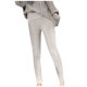thumbnail image 1 of Gibobby pantalones cargo Leggings gruesos de de de felpa de cintura alta elásticos de color sólido para mujer（Gris， M), 1 of 5