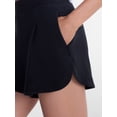 thumbnail image 5 of Avia Women's and Women's Plus Ribbed Ottoman Lounge Shorts, 4.25'' Inseam, Sizes XS-4X, 5 of 6