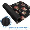 thumbnail image 6 of Long Mouse Pads for Desk,Black Skull Flower Mushroom Pattern Desk Mats on Top Of Desks, Desk Mouse Pad Extra Large with 3mm Non-Slip Base and Stitched Edge for Gaming,Office,Work,Home 31.5"x11.8", 6 of 6