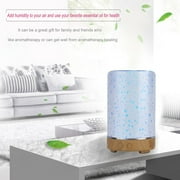 Cylindrical Shape Essential Aromatherapy Oil Diffuser 3D Ultrasonic Humidifier