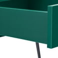 thumbnail image 6 of VECELO Nightstand with 1-Drawer and Metal Legs, Sofa End Table for Living Room Bedroom Office, Green, 6 of 9