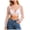 White, variant on Women Polka Dot Mesh Sheer Long Sleeve Crop Blouse, Layering Dirndl Undershirt, Oktoberfest Bavarian Festival Matching Top