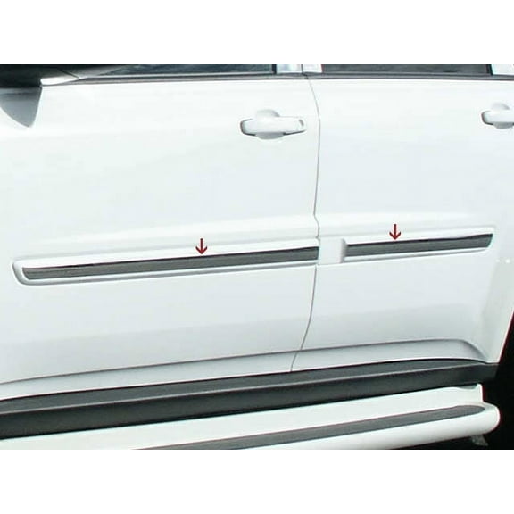 Stainless Rocker Panel Trim 4Pc Fits 2005-2009 Chevrolet Equinox TH45160 QAA