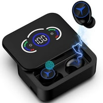Wireless Earbuds,Bluetooth 5.3 Headphones with 2200mAh Battery Life Slide Lid 60Hrs Playtime Waterproof IPX7 In-Ear Headset Noise Cancelling True Wireless Earbuds for iPhone Android with Charging Case