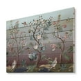thumbnail image 2 of Designart 'Chinoiserie With Peonies and Birds XI' Traditional Print on Natural Pine Wood, 2 of 5