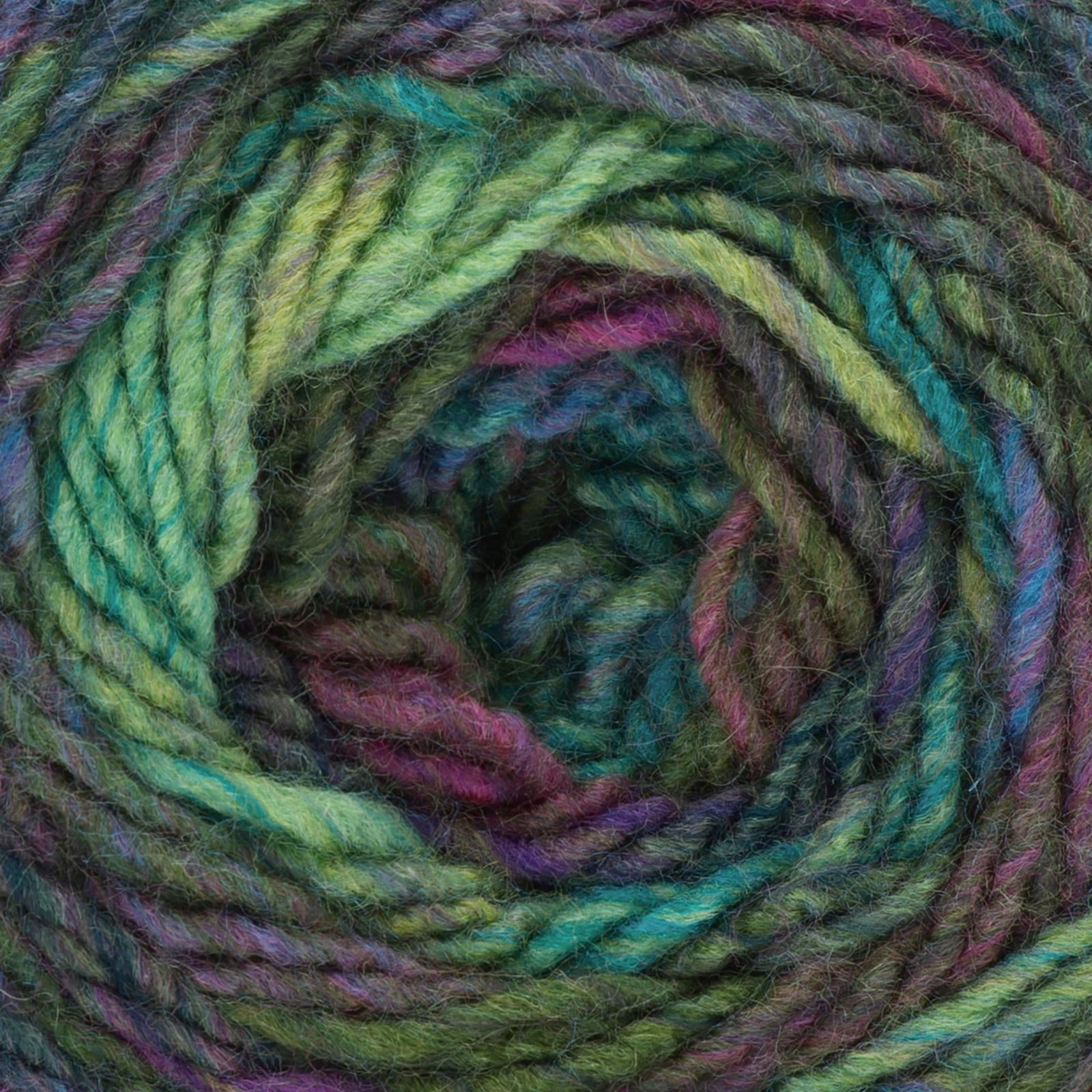Red Heart® Roll With It Melange™ #4 Worsted (Medium) Acrylic Yarn, Catwalk 5.29oz/150g 389 Yards (3 Pack)