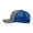 Heather Grey / Royal, variant on COUVER Adjustable Snapback Trucker Mesh Cap, Heather Grey / Royal