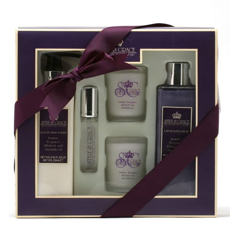 Grace Gift Set - Rainbow Cosmetics Style and Grace Timeout Bath Experience Gift Set
