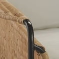 thumbnail image 4 of Jamie Young Co Palermo Rattan & Steel Lounge Chair in Natural/Black/Off White, 4 of 6