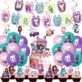 thumbnail image 5 of Gabby casa de muñecas decoración de fiesta de cumpleaños de gatos, vajilla desechable, platos, tazas, globo para fiesta de niñas, suministros para Baby Shower, 5 of 5