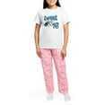 thumbnail image 4 of CafePress - Sweet 16 Women's Light Pajamas - Women's Short Sleeve Print T-Shirt and Pants Light Cotton Pajama Set, 4 of 7