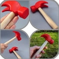 thumbnail image 2 of MasteelfCA 3Pcs Children Wood Hammer Tool Toy Simulation Maintenance Hammer Tools Toy, 2 of 8