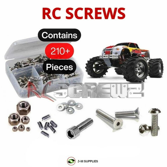 RCScrewZ Stainless Steel Screw Kit tra001 for Traxxas T-Maxx 2.5 1/10 Monster Truck (#4910) | SET