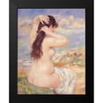 thumbnail image 2 of Renoir, Pierre-Auguste 12x14 Black Modern Framed Museum Art Print Titled - Bather Arranging Her Hair 2, 2 of 5