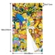 thumbnail image 3 of Cortina de puerta semiopaca con patrón de patchwork de dos piezas de Los Simpsons, cortinas opacas decorativas para dormitorio, sala de estar, decoración de habitación de niños, 34 x 56 pulgadas,, 3 of 7