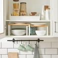 thumbnail image 3 of Boutique Home Set of 2, Versitile Kitchen, Organizing, Spice Racks - White Oak and White, 3 of 4