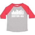 thumbnail image 3 of Inktastic Boston Massachusetts City Skyline with Grunge Boys or Girls Toddler T-Shirt, 3 of 5