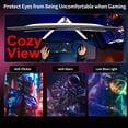 thumbnail image 3 of ZZA White 27 Inch Curved Gaming Monitor, 300Hz 1ms Full HD 1080P, AMD FreeSync Premium, Eye Care with Flicker-Free, HDMI DisplayPort, VESA Mount, for Home Office Gaming PC Computer, 3 of 9