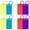 Ab-colorful, variant on 10 Pack Luggage Tags for Suitcases, Airplane Travel Essentials for Flying, International Travel Must Haves, and Luggage Accessories by Sodsay
