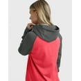 thumbnail image 4 of Hanes Sport Women's Performance Fleece Hoodie Dada Grey/Razzle Pink Heather 2XL, 4 of 4