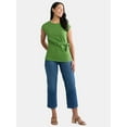 thumbnail image 2 of Time and Tru Women's Side Tie Top, Sizes XS-XXXL, 2 of 5