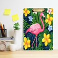 thumbnail image 2 of FORMRS Acrylic Clipboard with Low Profile Clip Standard A4 Letter Size, 12.5" x 9", Pink Flamingo Pattern, 2 of 8