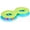 Infinity Track, variant on PETGLE Infinity Ball Track for Cats with Two Balls, Including One Light-Up Ball, Figure-8 Shaped Cat Ball Track Compatible Topper Toys, Green