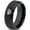 Black Bevel Tungsten, variant on Tungsten Gaming Gamer Video Game Love Heart Emoji Band Ring 8mm Men Women Comfort Fit Black Dome Polished