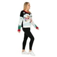 thumbnail image 2 of Jollidays Women's Ice Skating Santa Christmas Pullover Sweater, Sizes S-XXL, 2 of 6