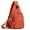 Orange, variant on Small Backpack for Women Black Crossbody Sling Bag Anti-theft Travel Bag Convertible Casual Daypack