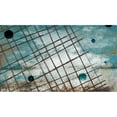 thumbnail image 3 of Marcon, Michael 18x12 Black Modern Framed Museum Art Print Titled - Return to the Blue Abstract I, 3 of 5