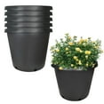 thumbnail image 4 of 5-Pack Plant Nursery Pots, 15 Gallon Plastic Seedling Planters Growing Pots for Plants, 14 Inches, 4 of 7