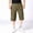 E7-Brown, variant on Havenx Men's Cargo Capri Pants Below the Knee Elastic Waist Capris with Multi Pockets Pants Athletic Work Hiking Relaxed Fit Travel Clothes,Coffee M